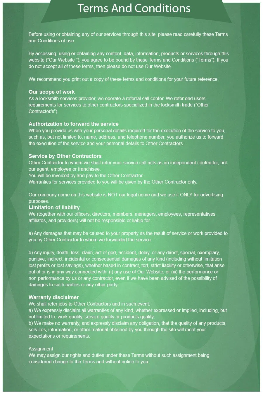 Baldwin Locksmith Store Miami, FL 305-894-5976 - terms-and-condition-68-16mod